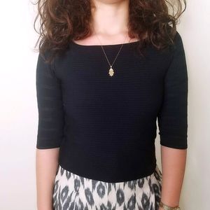 Ivanka Trump Cap Sleeve Gold Zipper XS